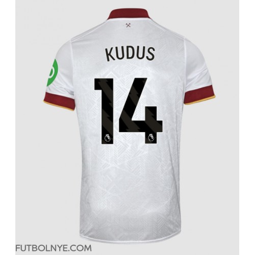 Camiseta West Ham United Mohammed Kudus #14 Tercera Equipación 2024-25 manga corta